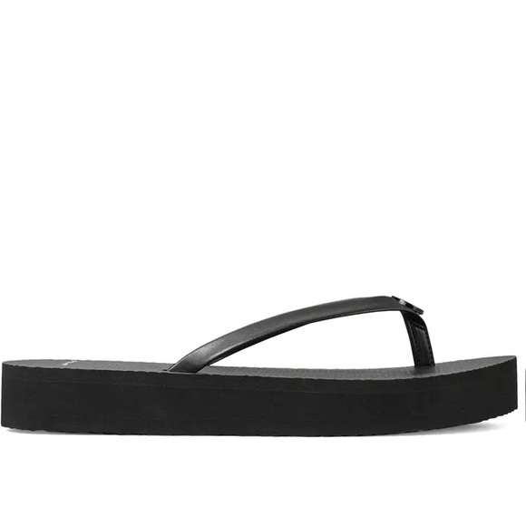 Tory Burch Black Flatform Flip Flop NWT - Picture 5 of 12